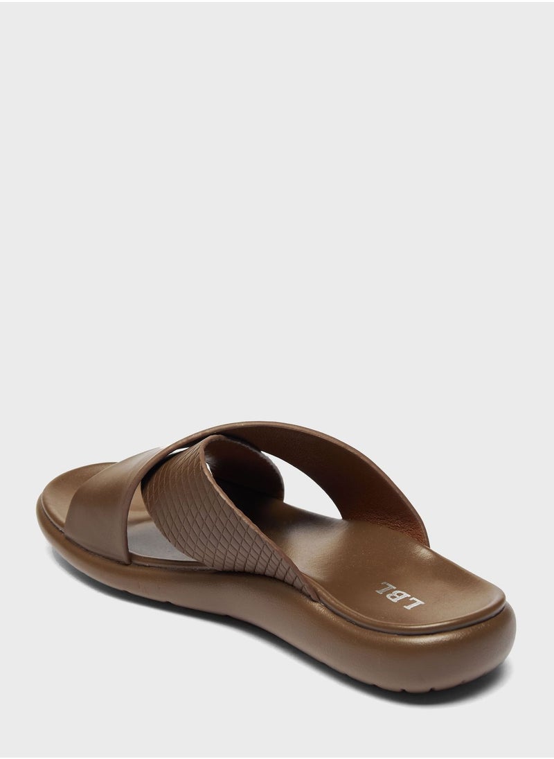 LBL by Shoexpress - Casual Cross Strap Sandals - Image 1