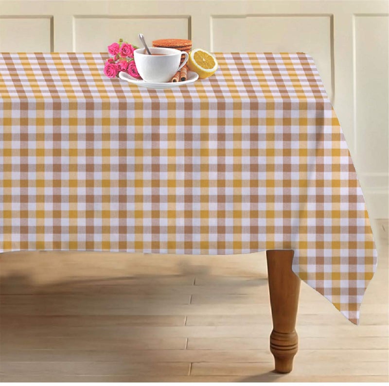 Airwill, 100% Cotton Self Designed 4 Seater Table Cloth, Pack of 1 pc. - Image 3