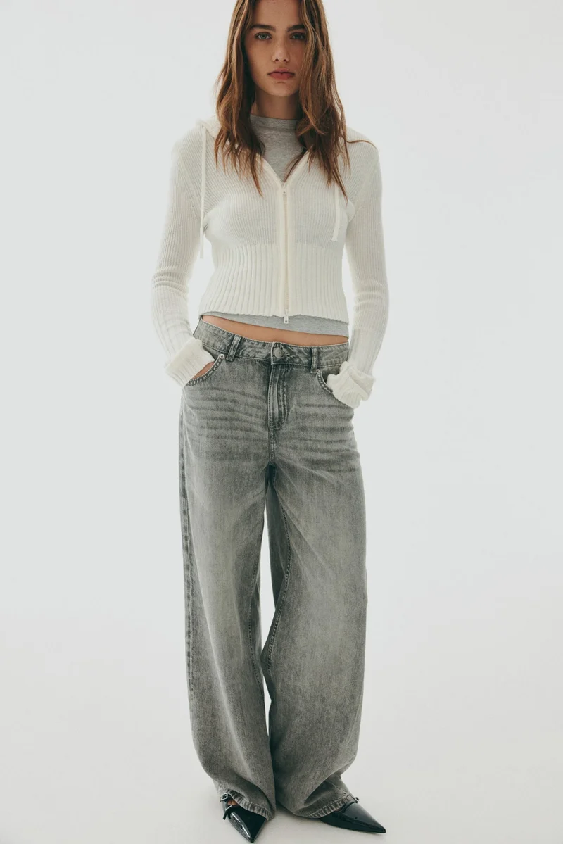 اتش اند ام كارديغان بسحّاب وغطاء رأس