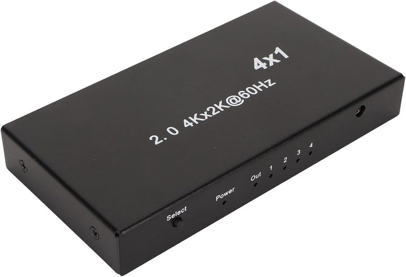 كلاراكو تبديل واجهة الوسائط المتعددة 4K HD لـ HDMI Set Top Box، تشغيل سلس على Iron 4x1 Selector، محول الوسائط المتعددة عالي الدقة لأجهزة تلفزيون 4K (قابس الولايات المتحدة) - Image 3
