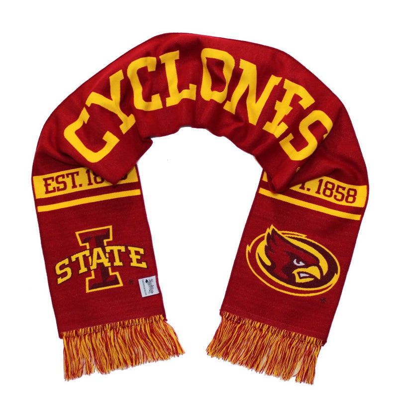 Tradition Scarves Iowa State Cyclones Scarf - Iowa State University Classic Woven - Image 1