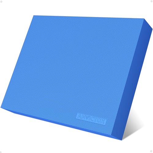 ANVICTOX Balance Pad 19.8 * 15.7 * 2.4",XL Balance Pad for Physical Therapy,Extra Large Foam Balance Board Stability Pad for Rehabilitation Core Training Stretching Mobility (Blue-TPE) - Image 1