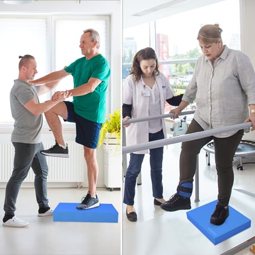ANVICTOX Balance Pad 19.8 * 15.7 * 2.4",XL Balance Pad for Physical Therapy,Extra Large Foam Balance Board Stability Pad for Rehabilitation Core Training Stretching Mobility (Blue-TPE) - Image 5