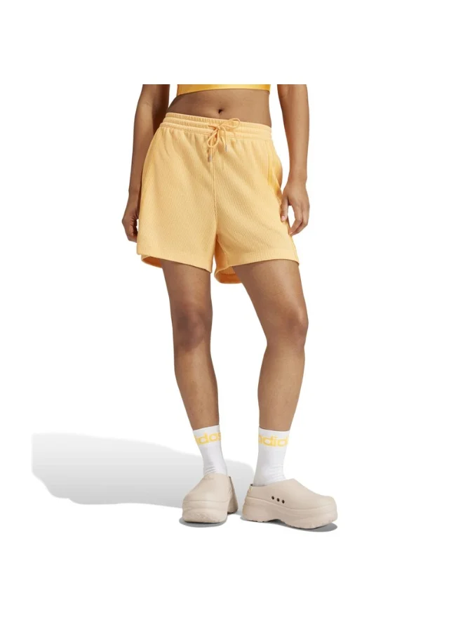 adidas شورت أديداس KNITTED للنساء برتقالي من Originals