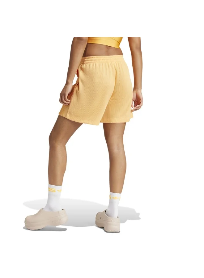 adidas شورت أديداس KNITTED للنساء برتقالي من Originals