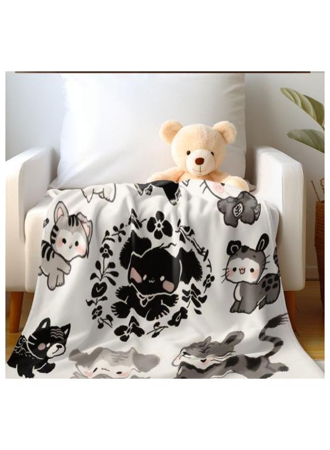 general Children's or student cartoon flannel thin blanket (warm and comfortable, suitable for sleep, games) 100cm*150cm - 973 - Image 3