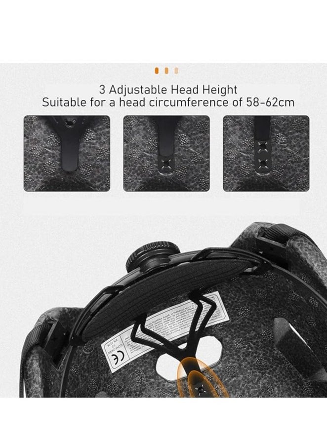 دونيسو Commuting helmet, detachable lining leisure cycling protective helmet, anti fall, anti-collision, breathable, suitable for electric bicycles,  unisex,white  - Image 5