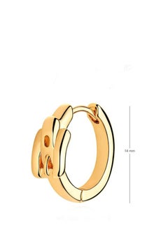 Mevecco Women Huggie Earrings Gold Hoop Sleeper 14K Gold Filled Small Simple Handmade Hypoallergenic Everyday Jewelry  - Image 2