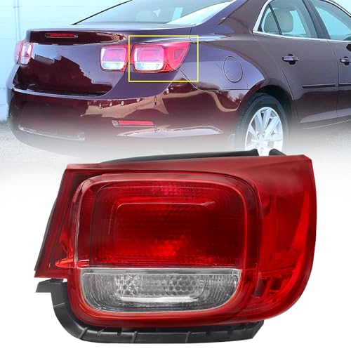 LEAVAN Tail Lights Assembly Fit For 2013 2014 2015 Chevy Malibu LT LS ECO Left Outer (Right Passenger Side) - Image 1