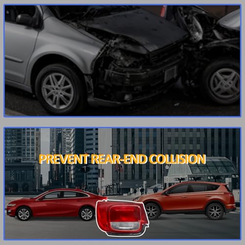 LEAVAN Tail Lights Assembly Fit For 2013 2014 2015 Chevy Malibu LT LS ECO Left Outer (Right Passenger Side) - Image 5