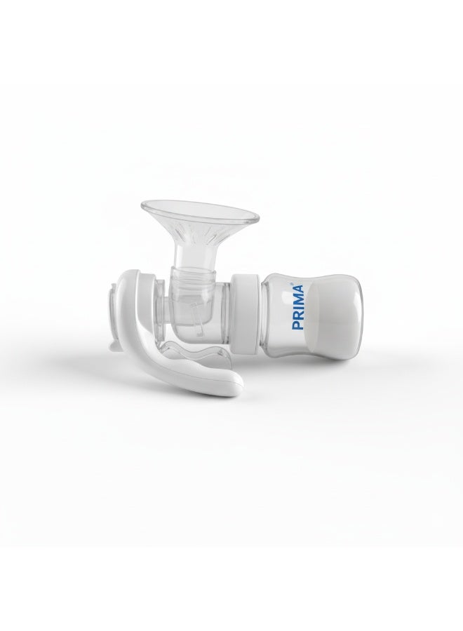 بريما مع PRIMA Breast Pump – الرضاعة أسهل من أي وقت شفاط عملي بخاصية التدليك المريح زجاجة مرفقة للتخزين والاستخدام الفوري - Image 1