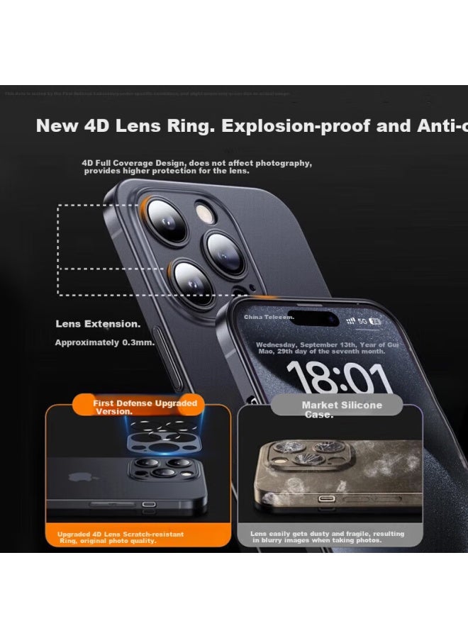 Divi Ultra-Thin 0-G Feel Case For Iphone 12, Full Protection Slim Heat Dissipation Frosted Semi-Transparent Shockproof Hard Shell, Luxury Style For Men And Women - Image 4