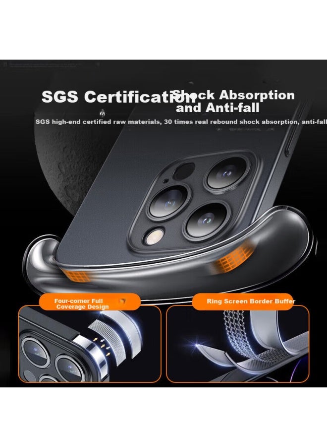 Divi Ultra-Thin 0-G Feel Case For Iphone 12, Full Protection Slim Heat Dissipation Frosted Semi-Transparent Shockproof Hard Shell, Luxury Style For Men And Women - Image 5