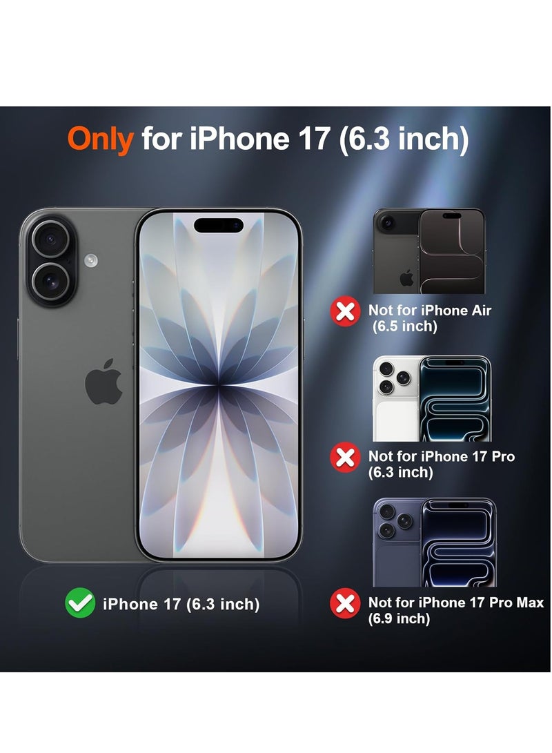 اليشمك جراب iPhone 17 من السيليكون السائل الفاخر، غطاء هاتف ناعم مغطى بالكامل بثلاث طبقات لهاتف iPhone 17، بطانة من الألياف الدقيقة مضادة للخدش، جراب هاتف iPhone 17 مقاس 6.3 بوصة - Image 2