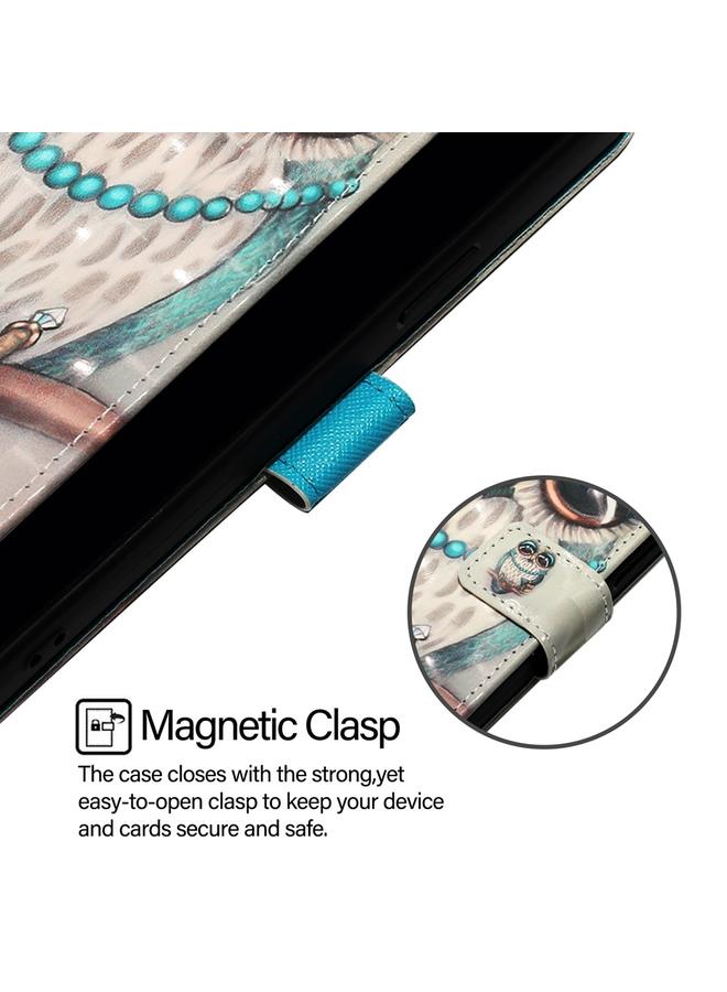 S-TOP Case For Realme 12+ / Narzo 70 Pro 5G India 3D Painting Horizontal Flip Leather Phone Case - Image 5