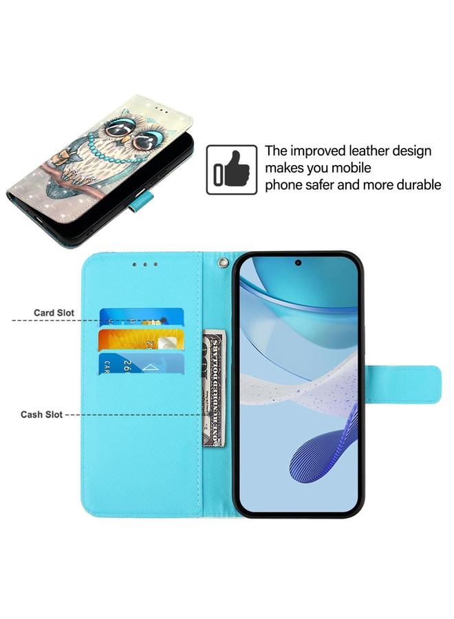 S-TOP Case For Realme 12+ / Narzo 70 Pro 5G India 3D Painting Horizontal Flip Leather Phone Case - Image 4