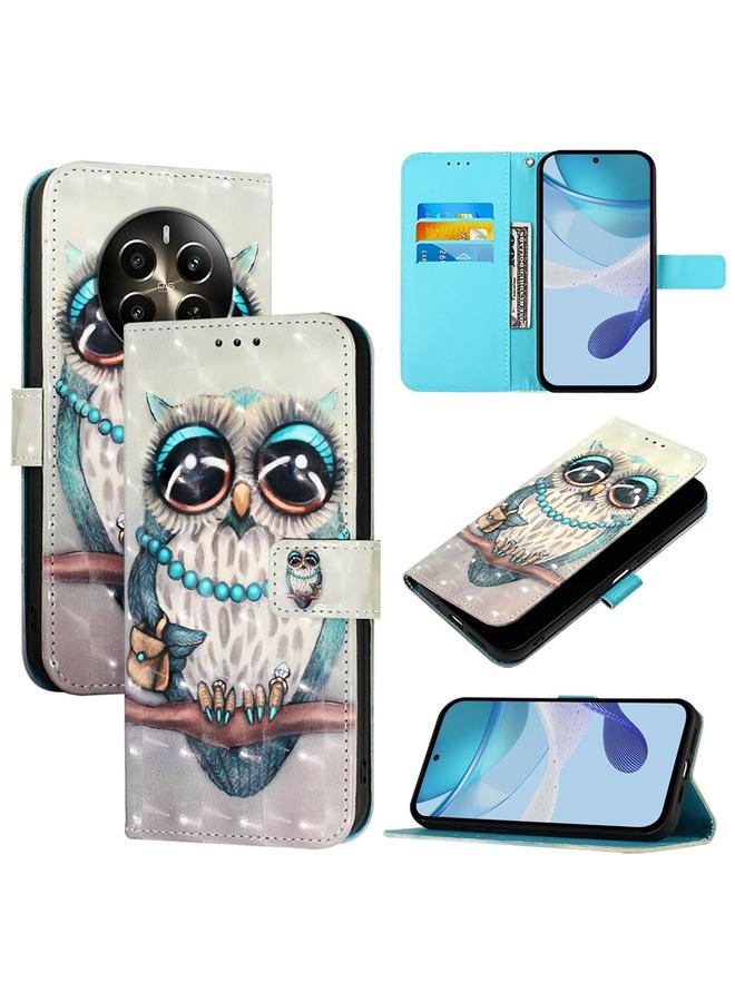 S-TOP Case For Realme 12+ / Narzo 70 Pro 5G India 3D Painting Horizontal Flip Leather Phone Case - Image 1