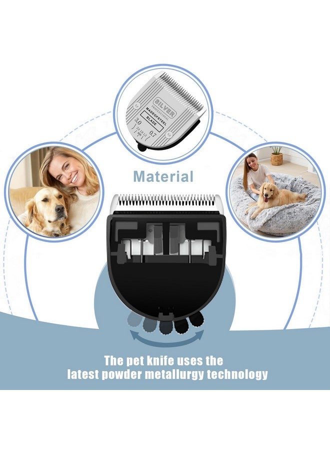 كولورسكي شفرات بديلة قابلة للتعديل 5 في 1 من colorski، قطعتان، متوافقة مع ماكينة Wahl 5 في 1 Clipper Bravura، وChromado، وCreativa، وFigura، وMotion، وSupergroom لقص شعر الكلاب - Image 2