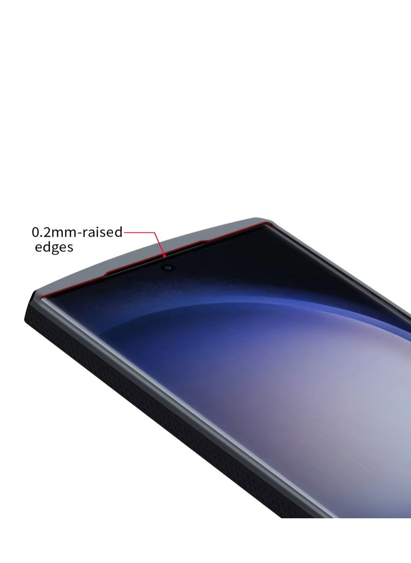XUNDD XUNDD Cyber Series Phone Case Compatible with Samsung S25 Ultra Shock Absorbent, Full Phone and Lens Protection, Anti-Scratch, Slim Fit, Accurate Cutouts, Non Yellowing (Black)  - Image 5