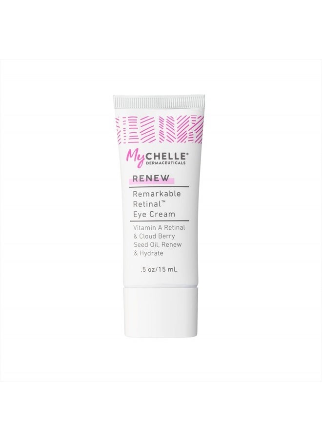MyChelle Dermaceuticals - Remarkable Retinal Eye Cream (0.5 Fl Oz) - Anti Aging Serum with Potent Vitamin A and Plant Stem Cells to Reduce Appearance of Fine Lines and Wrinkles - Image 1