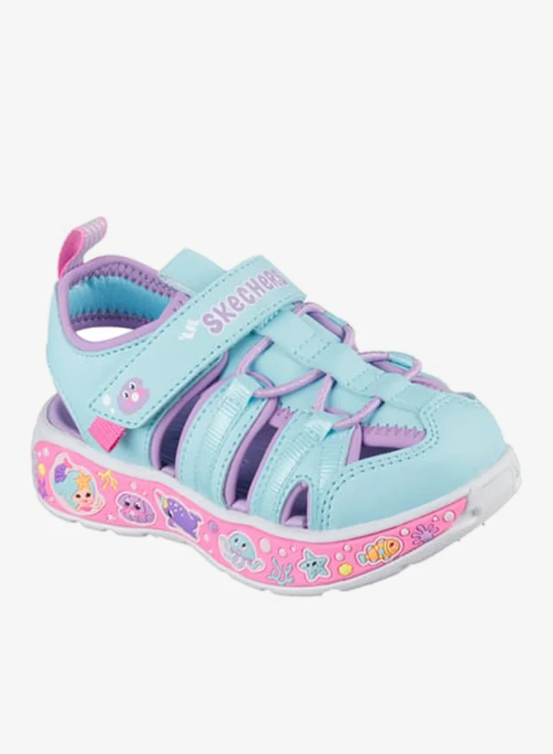 Skechers TURQUIOSE LAVENDER Infant Play Scene Splash for Women | Best Price UAE