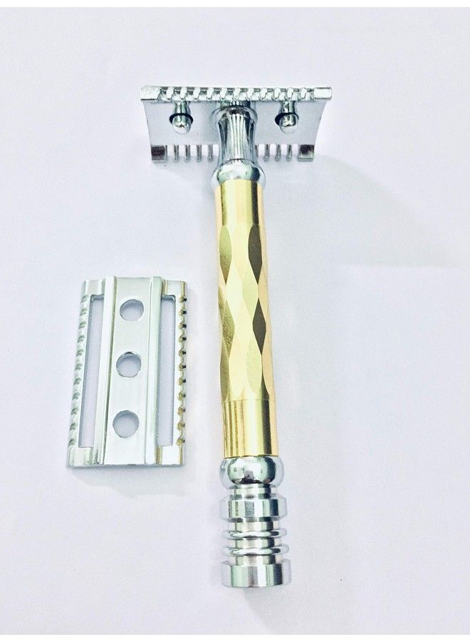 Romer-7 Regalia 2 Double Edge Safety Razor For Men With Dual Head Base (Open & Close) - Image 3