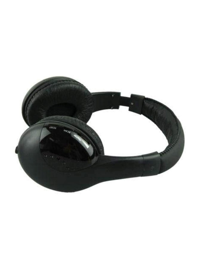 5-In-1 Wireless Over-Ear Headphone Black - Image 4