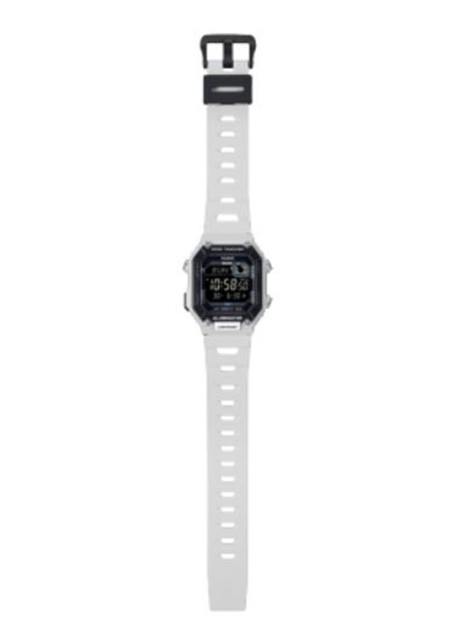 CASIO - Men's Digital Rectangle Shape Resin Wrist Watch - WS-B1000-8BVDF - 41.3 Mm - Image 1