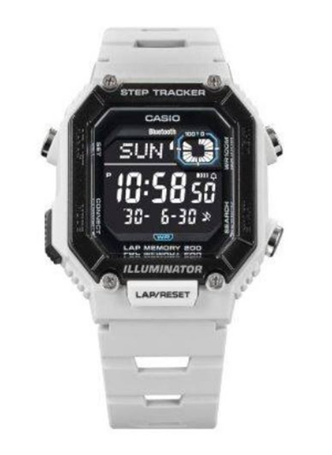 CASIO - Men's Digital Rectangle Shape Resin Wrist Watch - WS-B1000-8BVDF - 41.3 Mm - Image 1