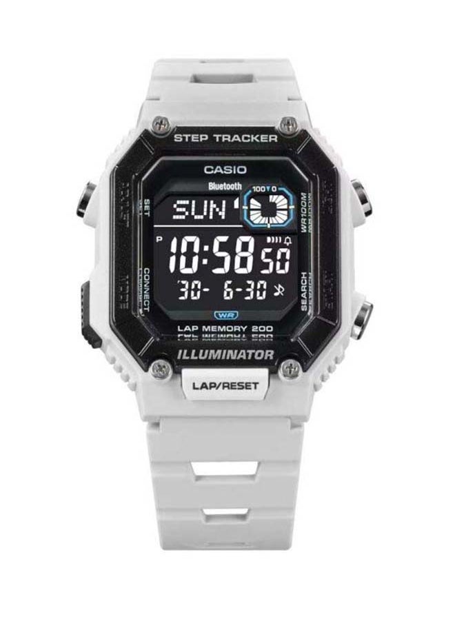CASIO - Men's Digital Rectangle Shape Resin Wrist Watch - WS-B1000-8BVDF - 41.3 Mm - Image 1