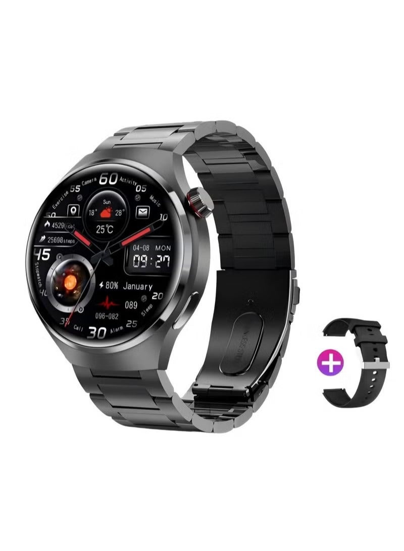 WISME Smart Watch WISME-1 with Bluetooth Calling, Fitness Tracking & Sleep Monitoring – Black - Image 4