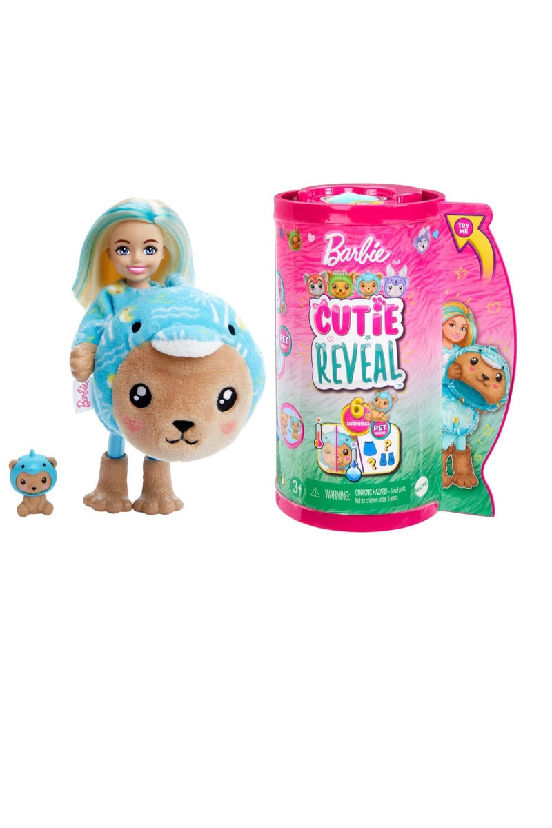 باربي اكشف عن سلسلة أزياء تشيلسي الصغيرة والإكسسوارات، دب تيدي في شكل دولفين - Image 1