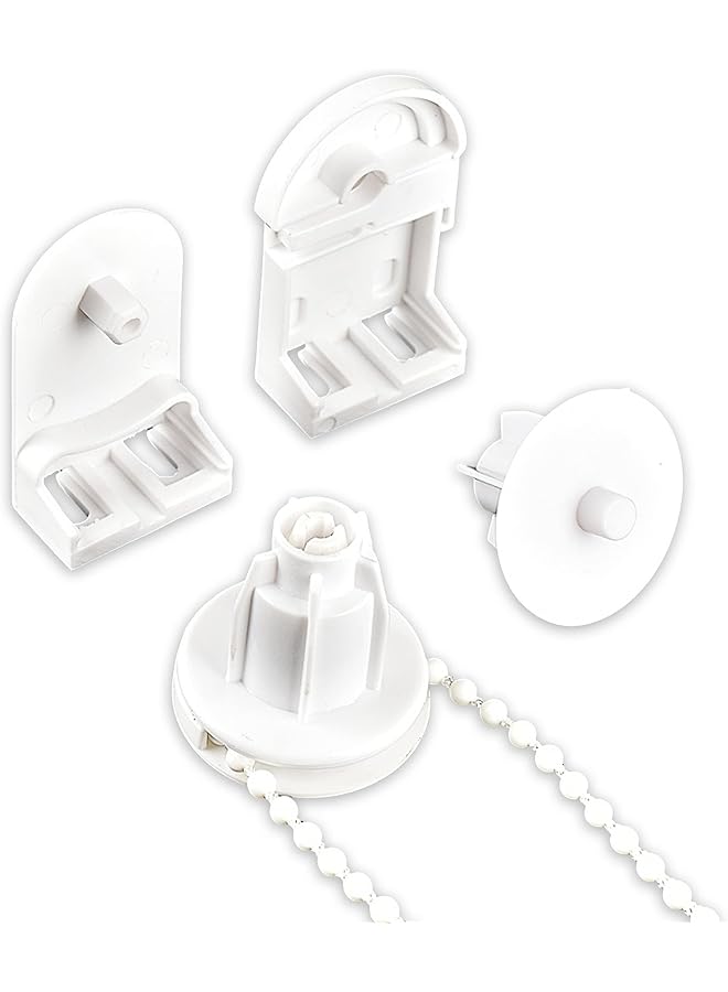 The Bros Child Safe Plastic Roller Blind Fittings, 25mm Spare With 3m Chain, Replacement Repair Kit for Windows, Durable and Versatile, for Curtain Rods/Brackets - Image 1