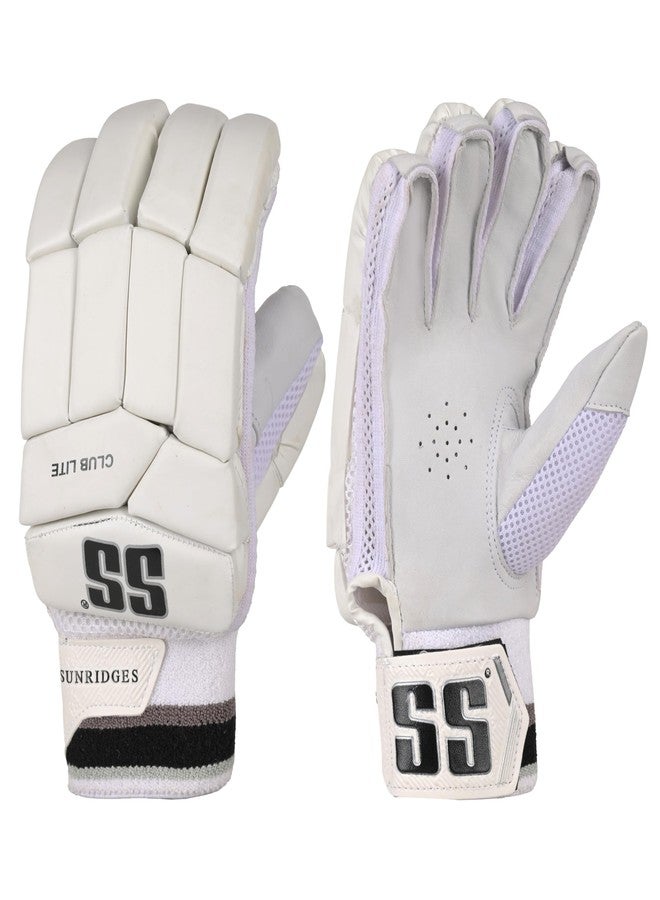 SS Sunridges SS Cricket Club Lite Cricket Batting Gloves, Right Handed, Size - Boy's - Image 1