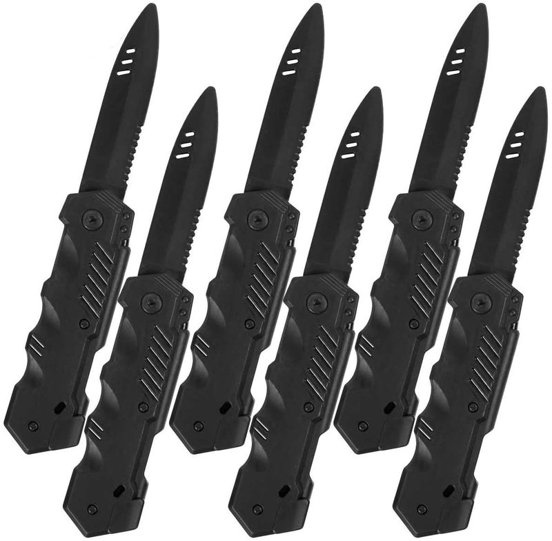 JOLLYSTYLE 6PCS Fake Knife Halloween Prop Plastic Trick Disappear Fake Plastic - Image 3