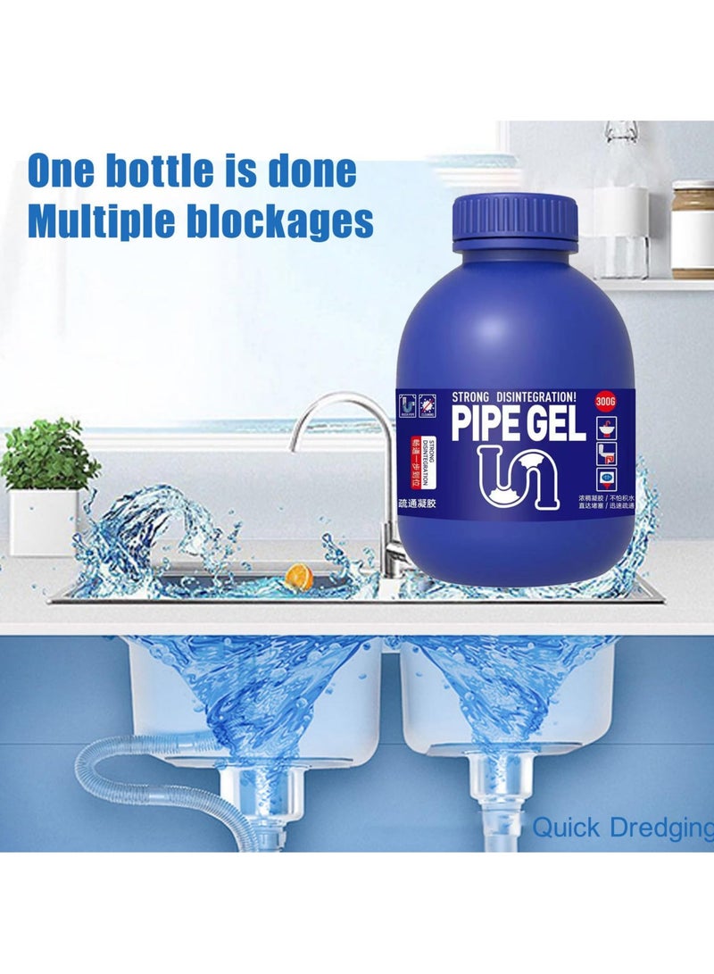 CMGTYYD 2 PCS Powerful Pipeline Dredging Drain, Kitchen Unblocker Drain Cleaner, Liquid Hair Drain Clog Remover, Sink Drain Cleaner for Kitchen Sinks, Tubs, Toilet Pipeline Cleaning Tool Tubs Clog Remover - Image 2