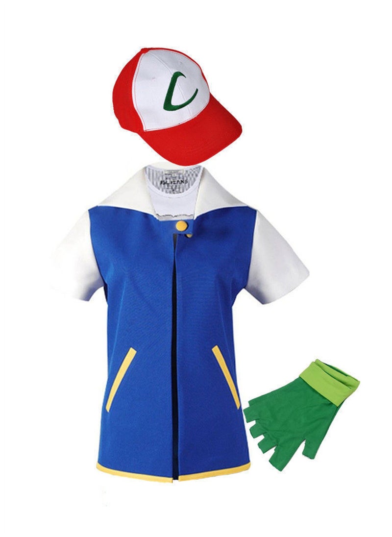 Generic - Pokemon anime costume Cosplay Pokemon Ash hooded suit - Image 1
