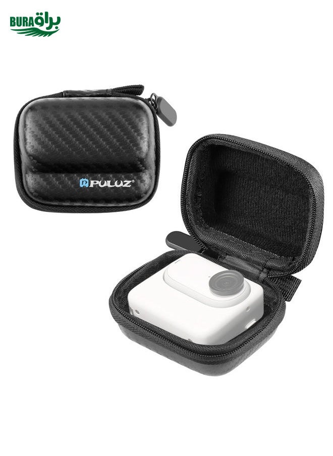 BURAQ For Insta360 GO 3 / GO 3S PULUZ Mini Body Bag Portable Carbon Fiber EVA Storage Bag (Black)  - Image 1
