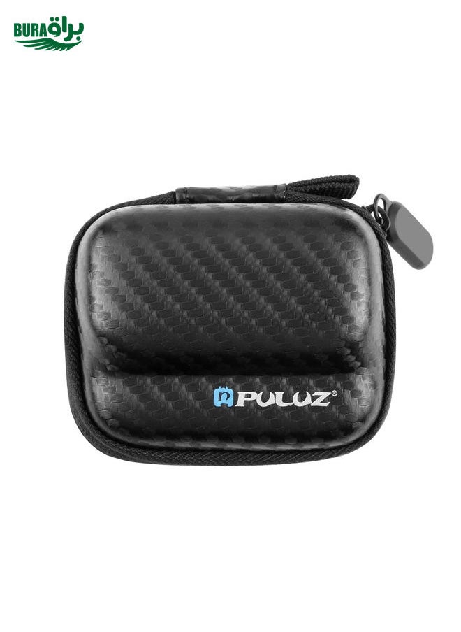 BURAQ For Insta360 GO 3 / GO 3S PULUZ Mini Body Bag Portable Carbon Fiber EVA Storage Bag (Black)  - Image 2