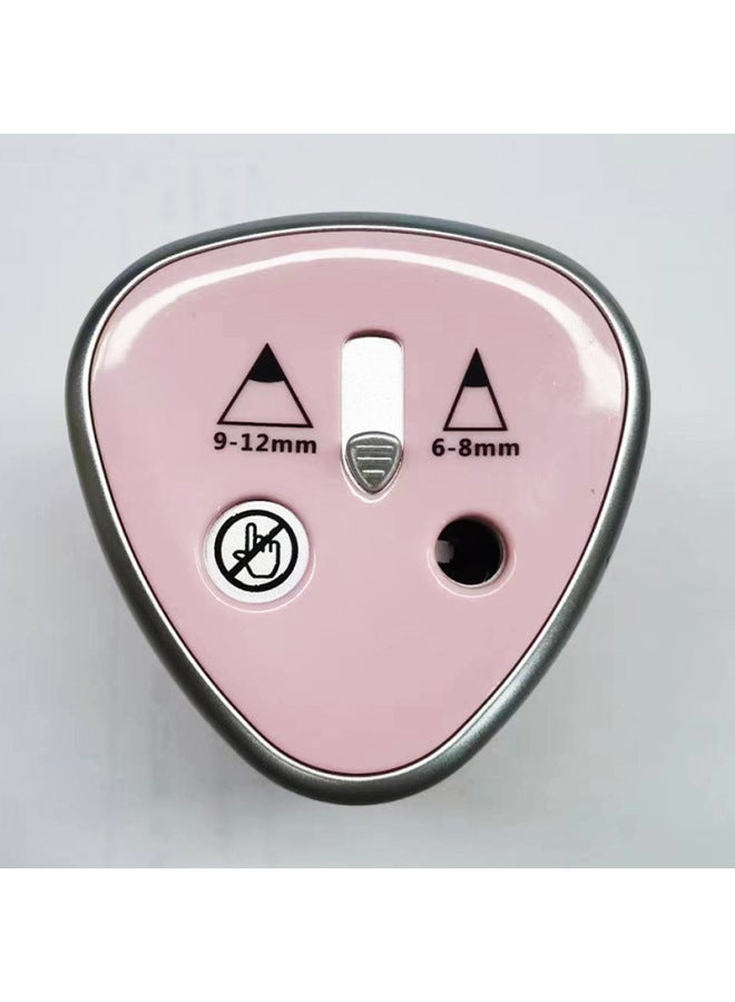 tenwin Double Hole Electric Pencil Sharpener For Primary School Students Semi-automatic Thickness Two Hole Pencil Sharpener Machine Battery 8004 - Image 2