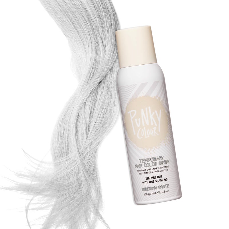 Punky Temporary Hair Color Spray â€“ Siberian White, Instant Vivid Temporary Hair Dye for Women, Wash Out, Hair-Color Spray, 3.5 oz - Image 5