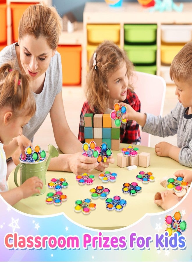 Gigilli 24 Pcs Pop Fidget Spinner Bulk Party Favors, Sensory Fidget Toys for Kids Toddler, Goodie Bags Stuffers Classroom Prizes, End of Year Student Gifts Stress Relief Toys for ADHD, Autism, Anxiety - Image 5
