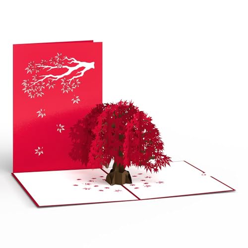 Lovepop Everyday Pop-Up Card for Her and Him- 3D Thinking of You Greeting Cards for Boys, Girls, Men, Women - 5" x 7" Maple Tree - Blank Note Card & Envelope Included - Image 1