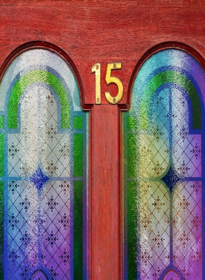 SKIN POSTER Window Film Holographic Clear Adhesive Window Cellophane Privacy Rainbow Effect Decorative Sticker for Craft DIY Christmas Party Decor 12x48 inches - Image 5