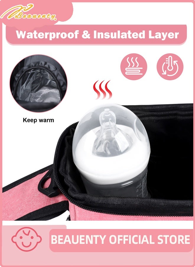 بيوينتي عالمية عربة منظم حقيبة بواسطة. وحدة تحكم كبيرة معزولة مع حامل كأس وجيوب تخزين إضافية. تصميم عالمي - يرفق بأي عربة. سهولة التركيب. - Image 4