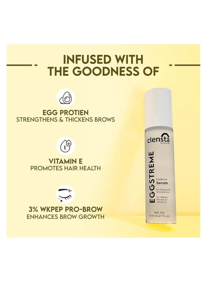 Clensta Eggstreme Eyebrow Serum 8 ml - Image 3