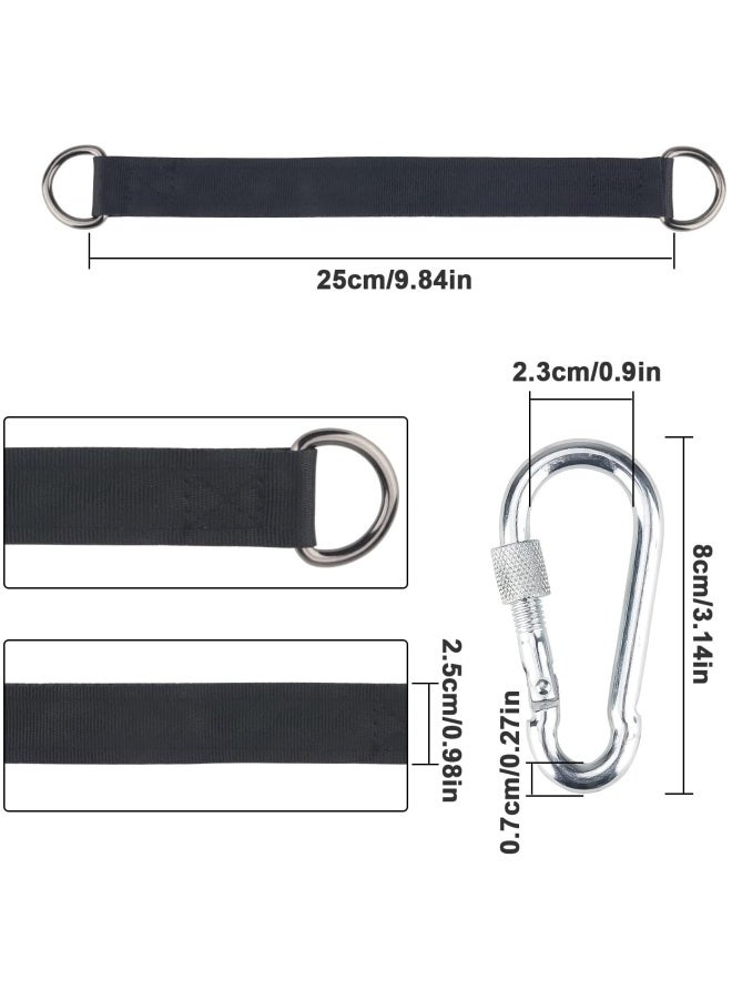 Generic Swing Hanging Straps,2PCS Adjustable Hammock Straps,Tree Hanging Kit with Carabiner for Tree Swing Seat,Max 2200LBS for Hammock - Image 5