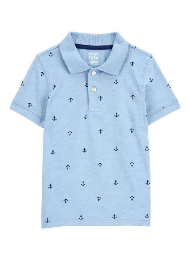 carter's Toddler Printed Polo - Image 1