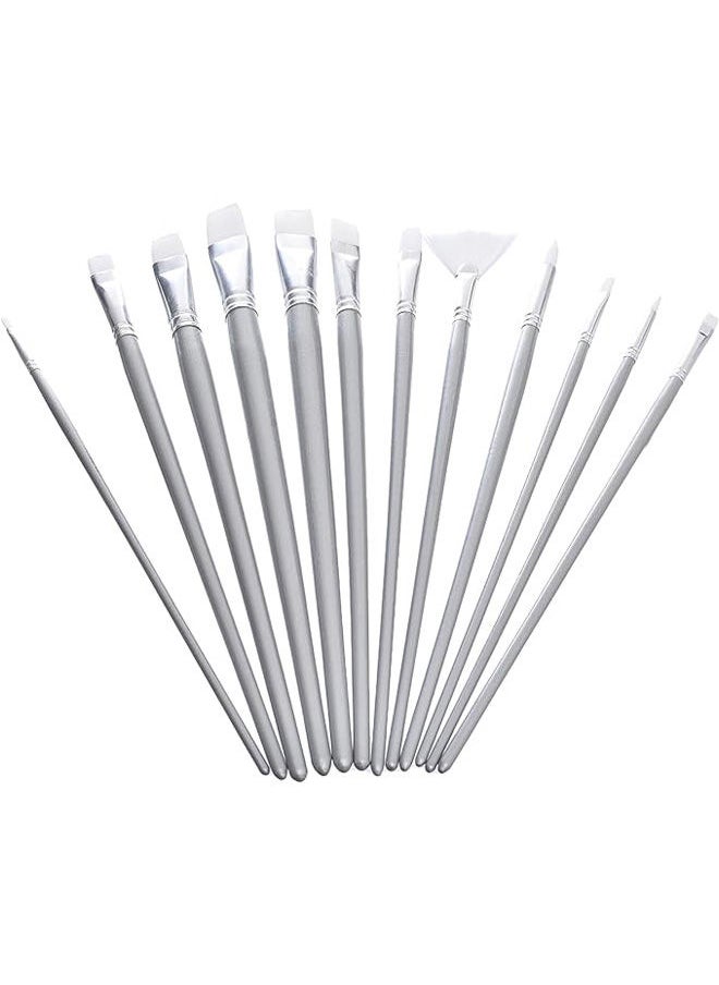 Paint Brushes With High Quality Set Of 12 Pieces - pzsku/Z0C2EE8217EF8AE0730DFZ/45/_/1706527885/496d3c6d-6863-47c6-a390-caa390df93b2