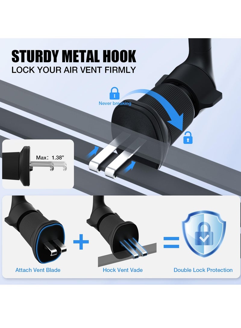 Excefore Magnetic Phone Holder for Car - Super Strong Magnetic Force, 360 Degree Rotation, Stable and Easy Installation - Compatible with Magsafe iPhone and Android Phones - Image 4